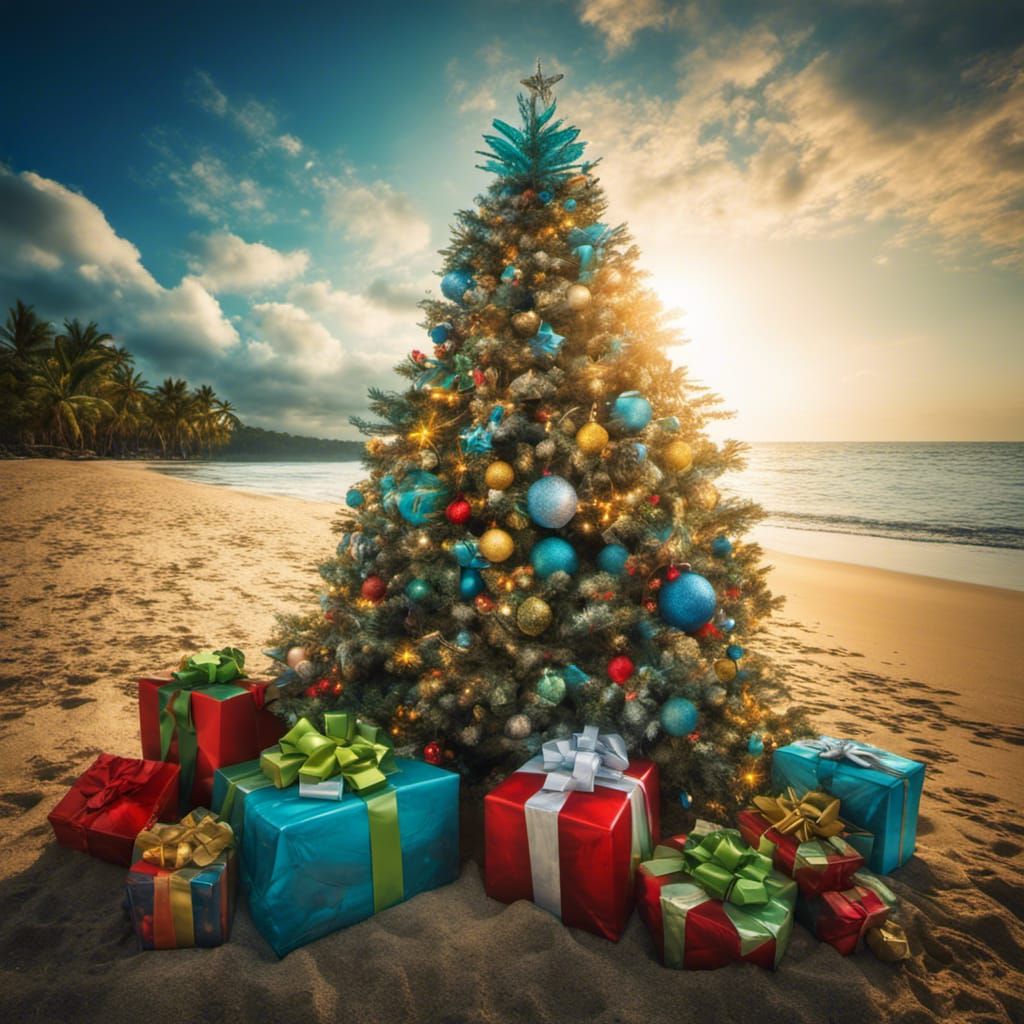 Christmas Oasis in Vibrant Tropical Paradise