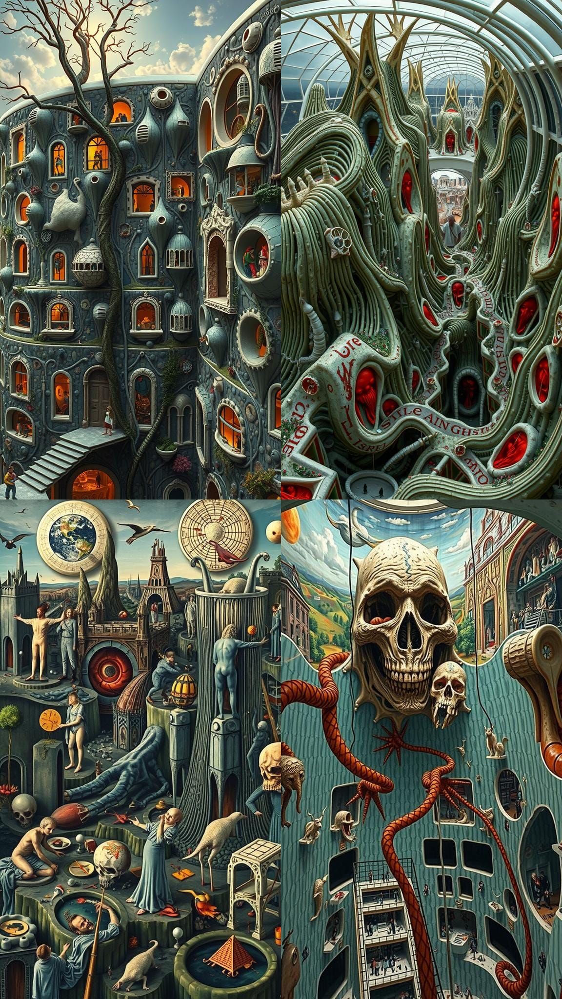 Posthumanism Meets Futuristic Architecture in Jeroen Bosch-I...