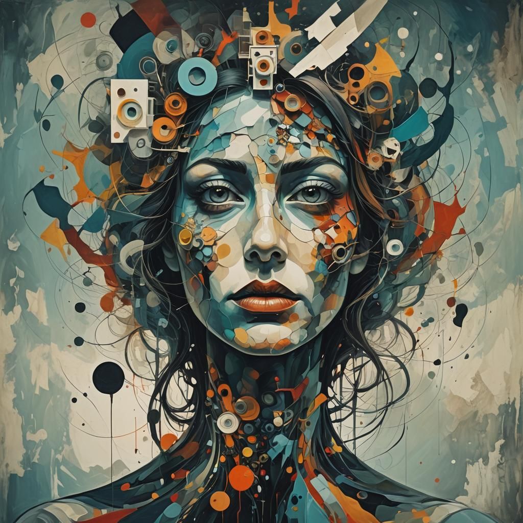 abstract surreal portrait #2