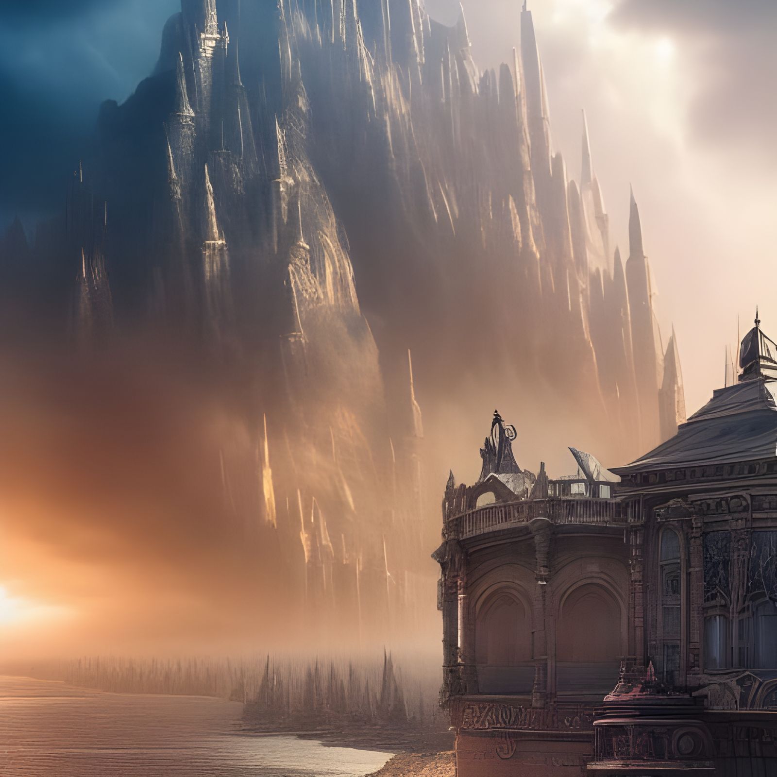 Stunning Digital Matte Painting of Epic Proportions