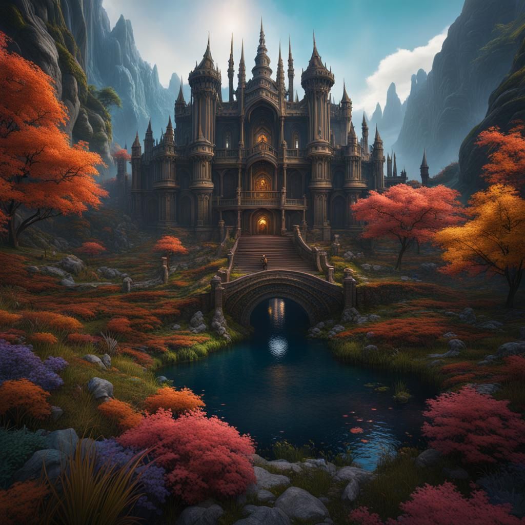 Fantastical Realm in Deep Color