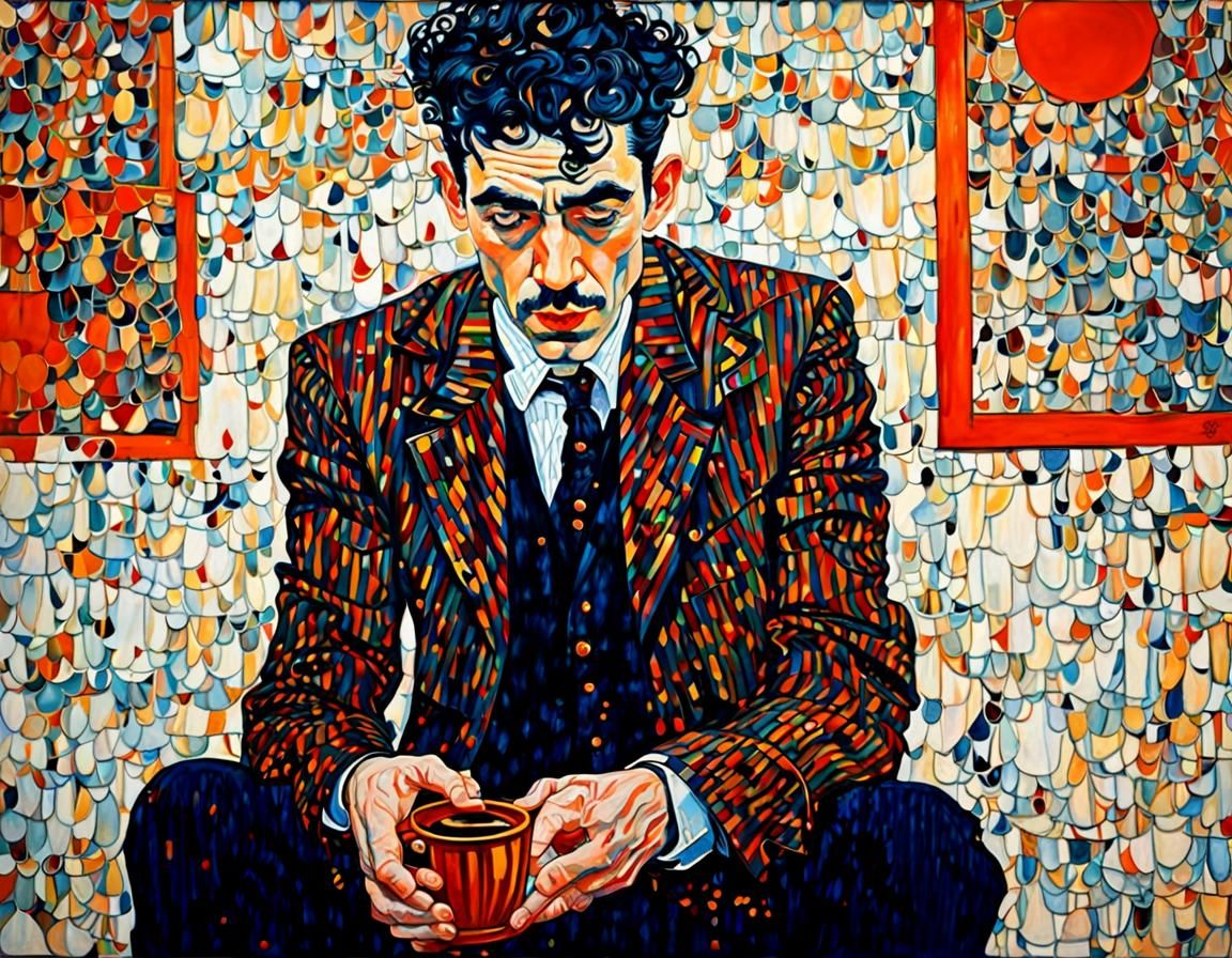 Surreal Portrait in Intricately Detailed Style