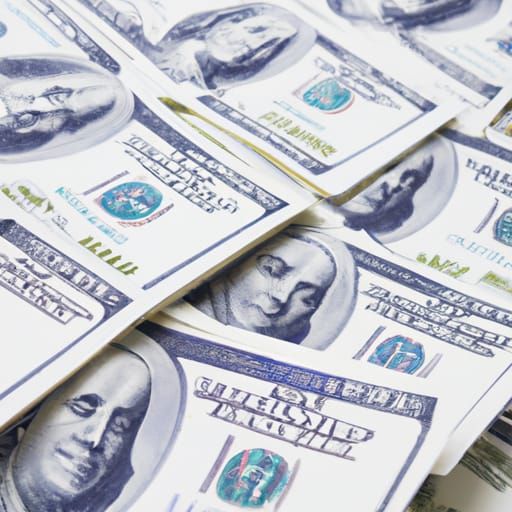 Bills Piled in a Stack