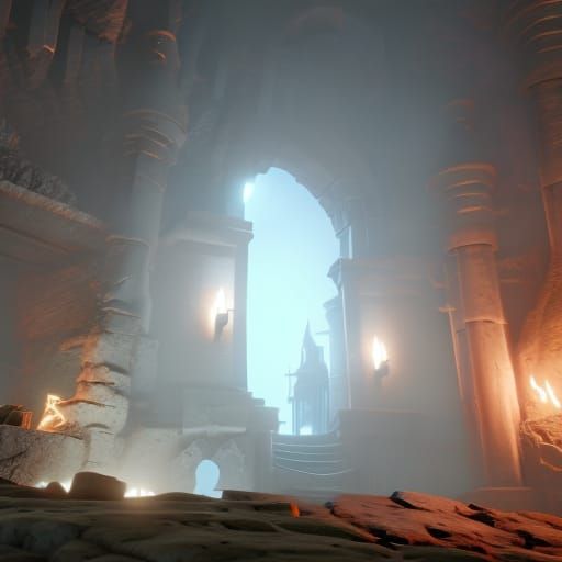 Epic Fantasy Dungeon Masterpiece in 8K HDR