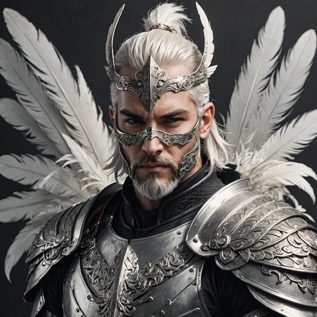 Mysterious Warrior in Armor