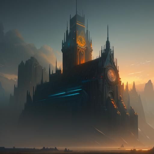 Vast Cyberpunk Landscapes with HyperdetailedRealism