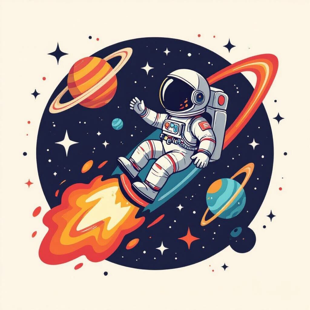 AI Generated Image of Outer Space