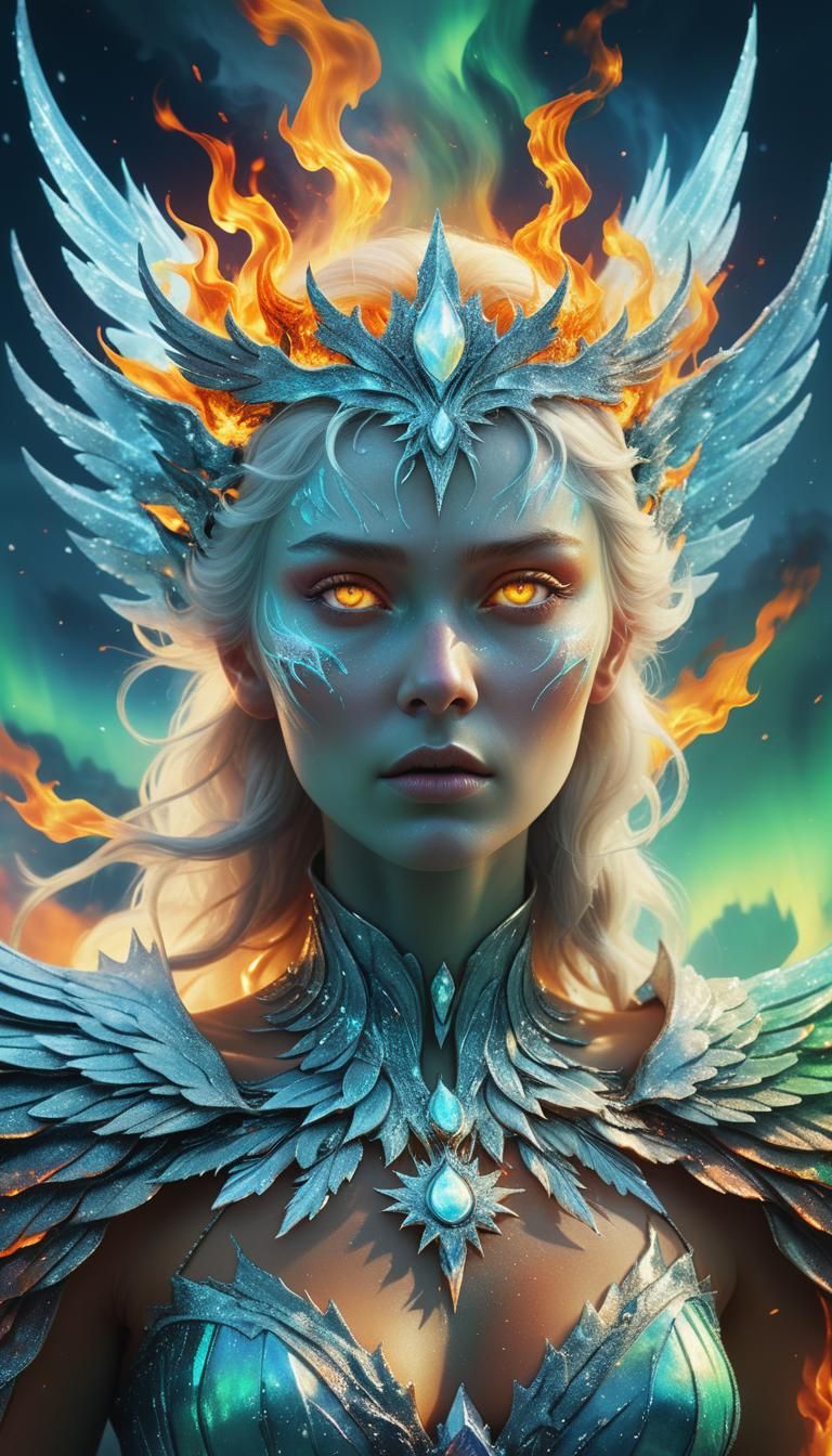 Ethereal Supernatural Queen in Splendid Aurora