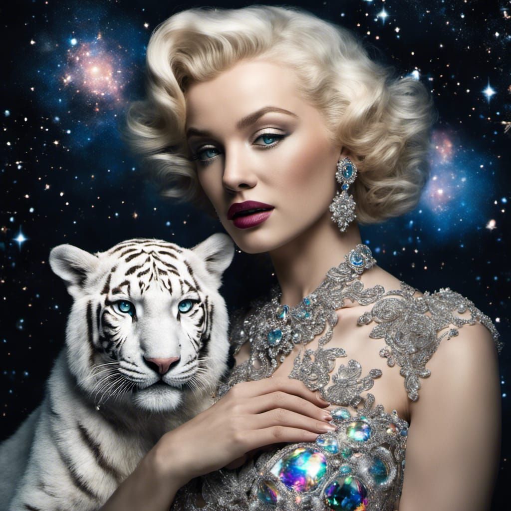 White Tiger and Marilyn Monroe