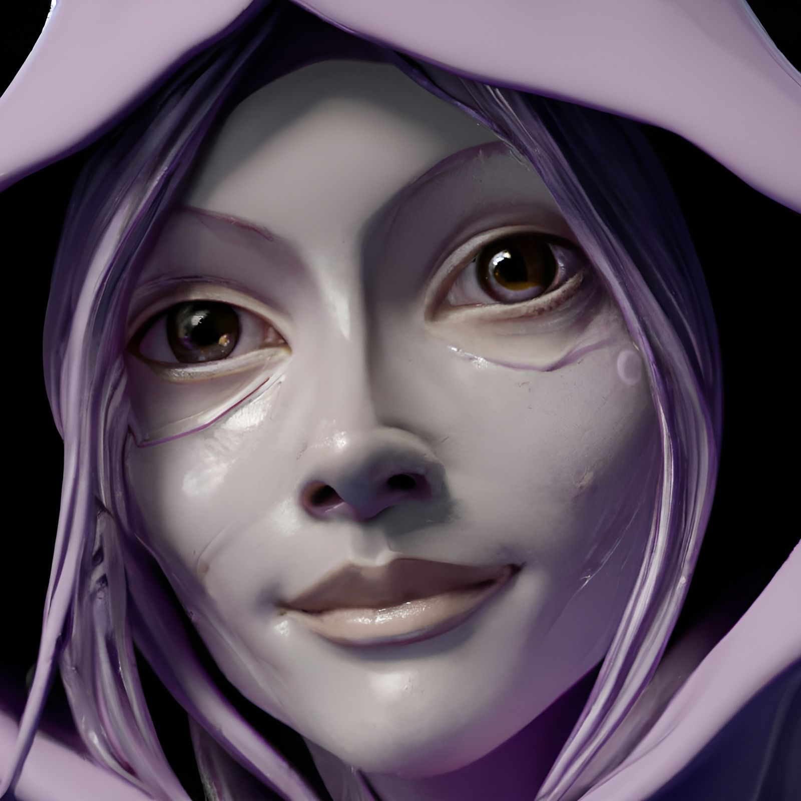 Dark Fantasy Fairy in Style of Alphonse Mucha