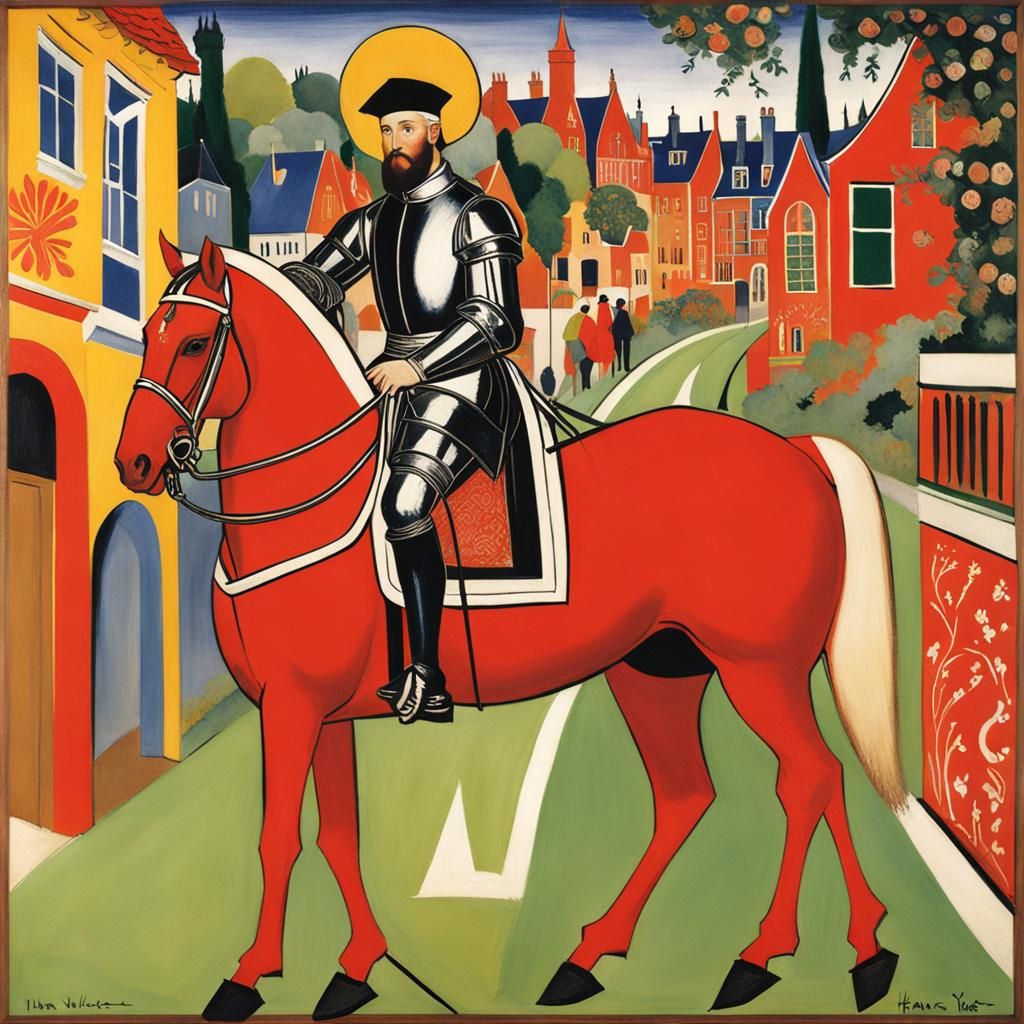 Lancer in Mannerist Style with Lancet on Penny Lane