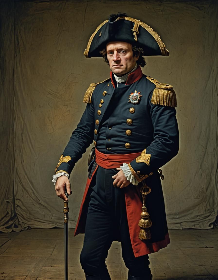 Regal Portrait in Warm Studio Light