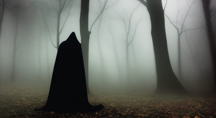 Mysterious Horned Beings Lurk in Foggy Realm