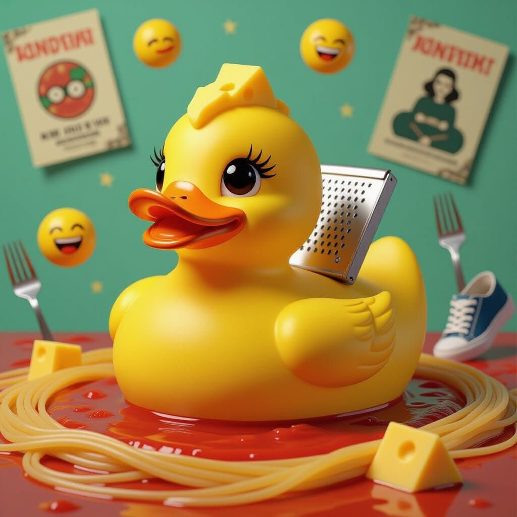 Grotesque Rubber Duck Foodcore Nightmare
