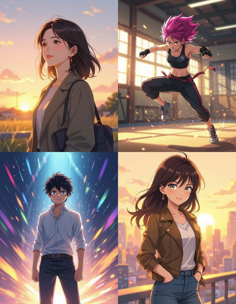 Anime Character Improving Over Time