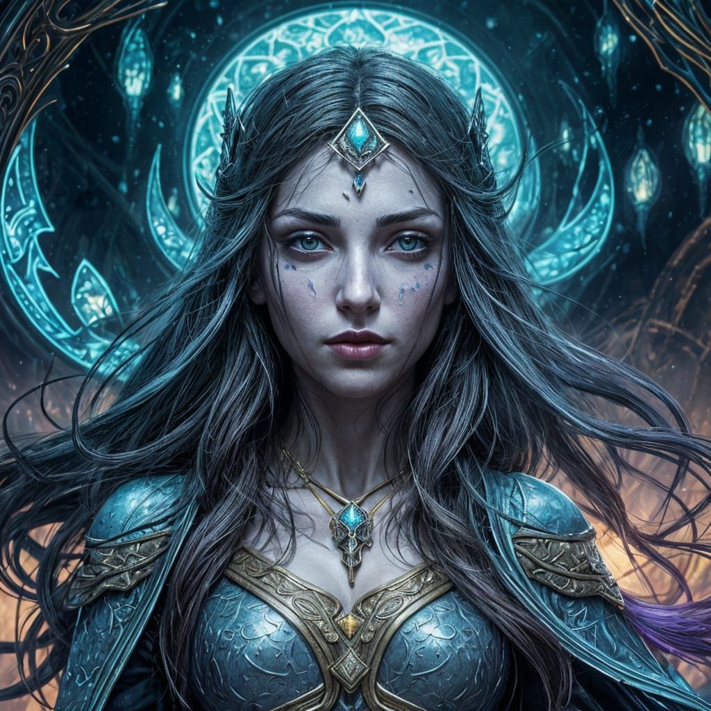 Epic Dark Fantasy Masterpiece in Vibrant Hues