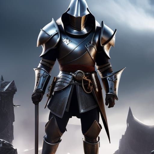 Monkey Knight on Unicorn in Skyrim Style