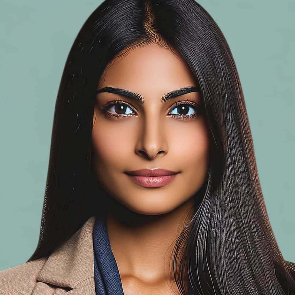 Confident Indian Woman in Stylish Outfit