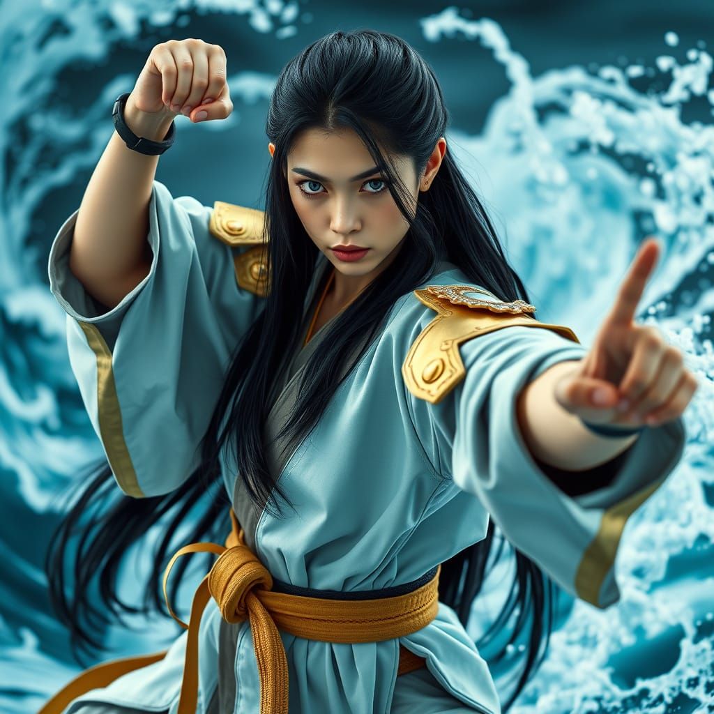 Ninjago's Nya Embodies Strength in Elegant 35mm Cinematic St...