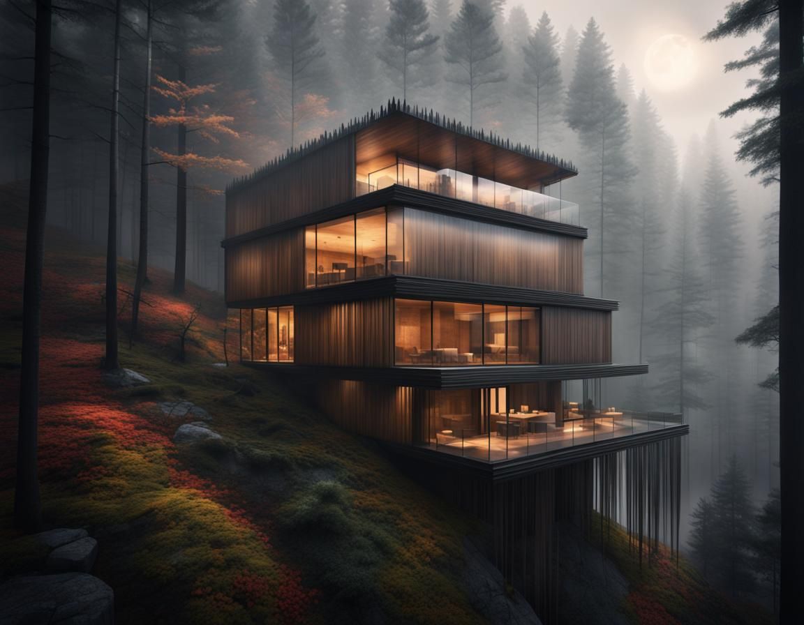 Masterpiece House Deep in Enchanted Forest