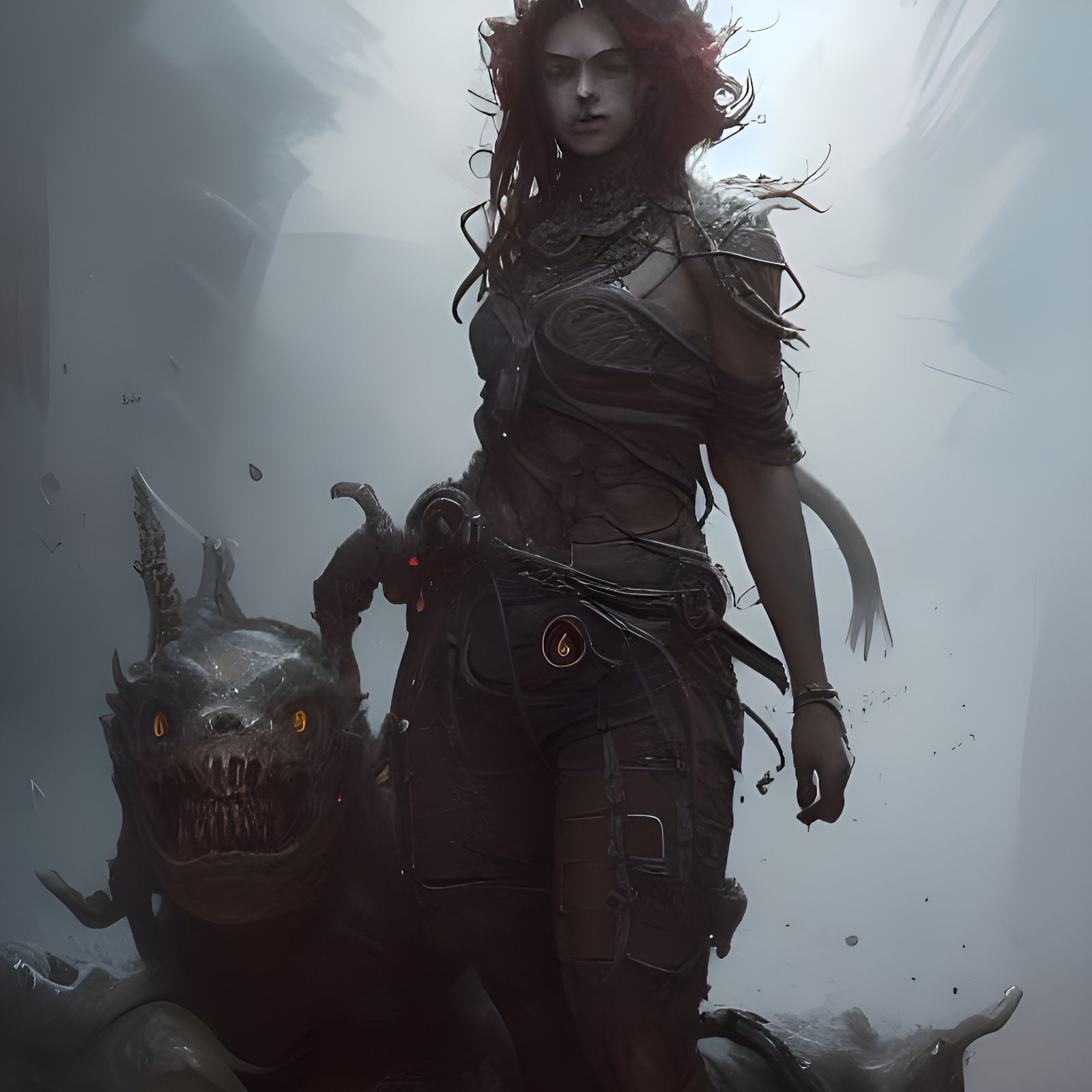 Sinister Eldritch Warrior Caught Off Guard