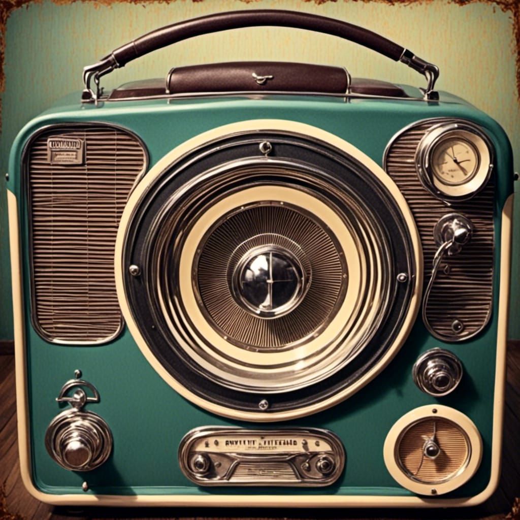 Vibrant Retro Rockabilly Spirit of Radio