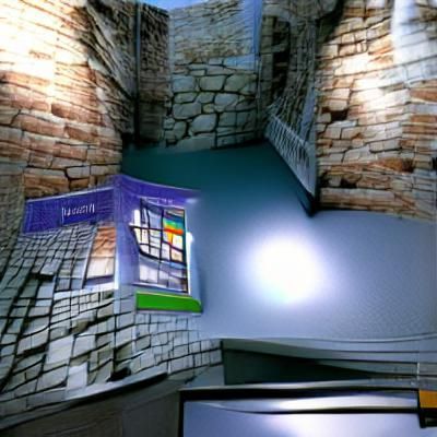Retro Cyberpunk Windows 98 Future in Unreal Engine