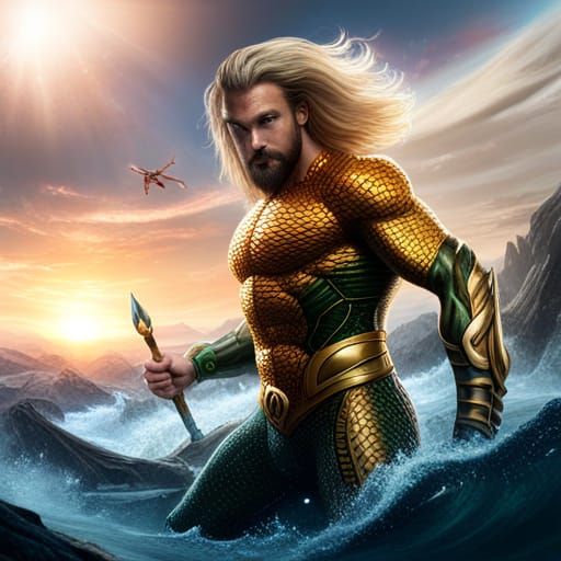 Aquaman Battles Alien in Epic River Clash