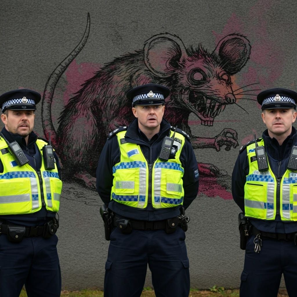 Scotland Yard Meets Ratfink in Psychedelic Pop Art