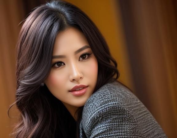 Elegant Woman in a Beautiful Portrait