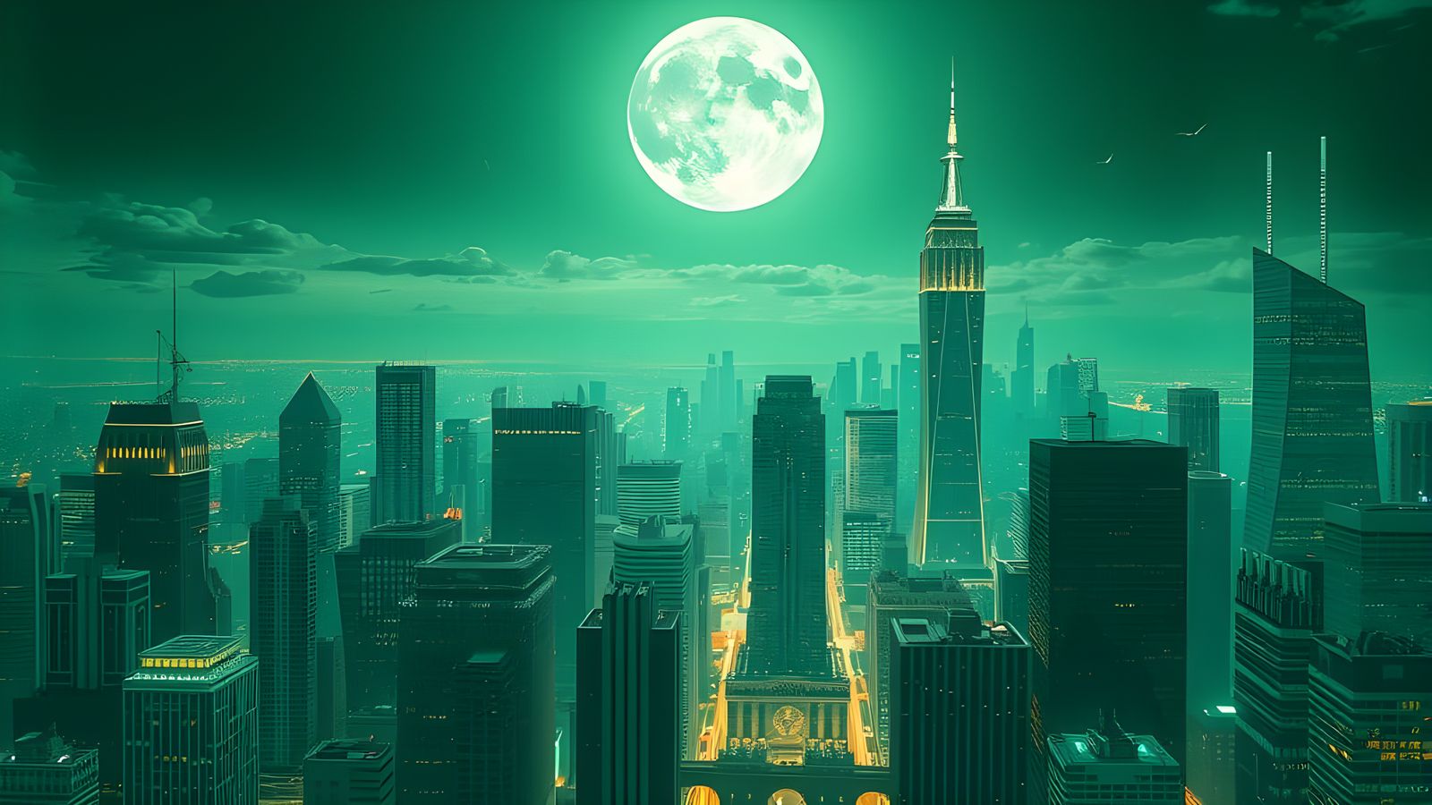 Neon Metropolis Glitch in Cyberpunk Style