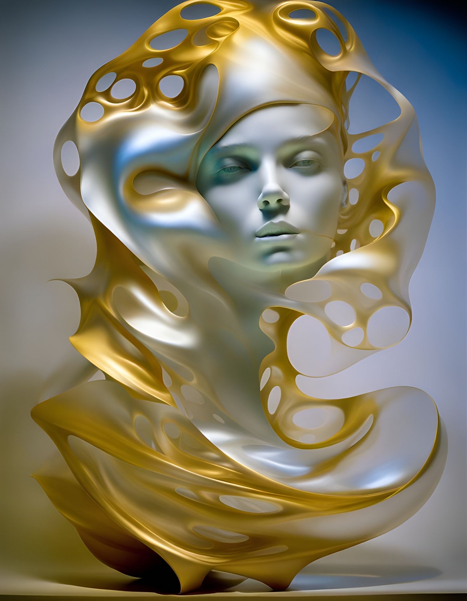 A Fragile Dreamcatcher in Ethereal Neon