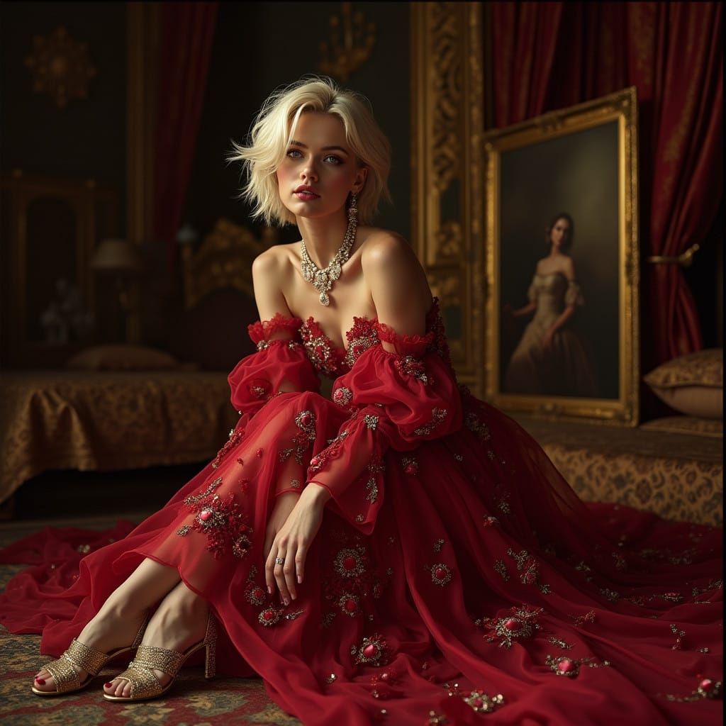 Exotic Beauty in Luxurious Haute Couture