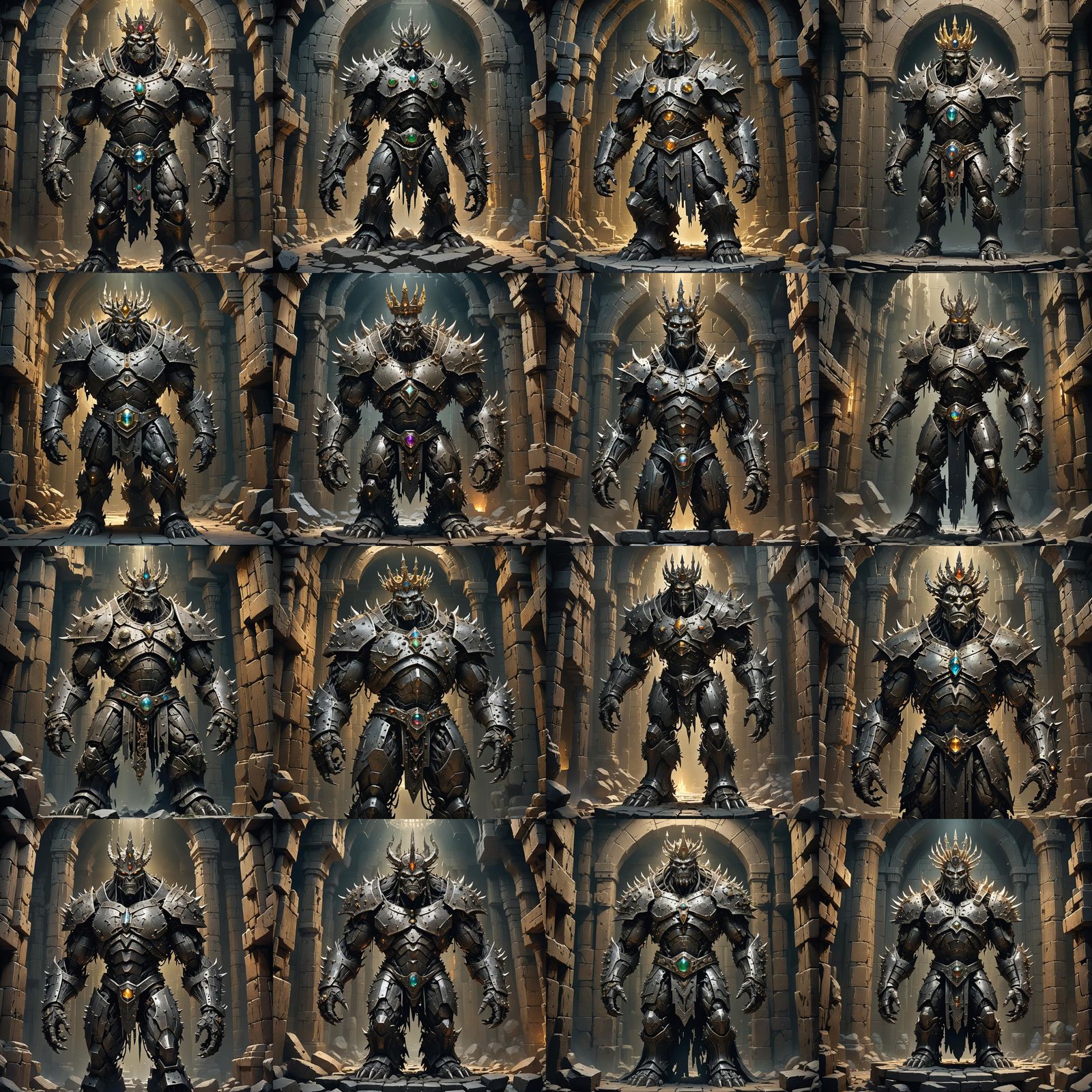 Golem Awakens in Gate Dungeon Chamber