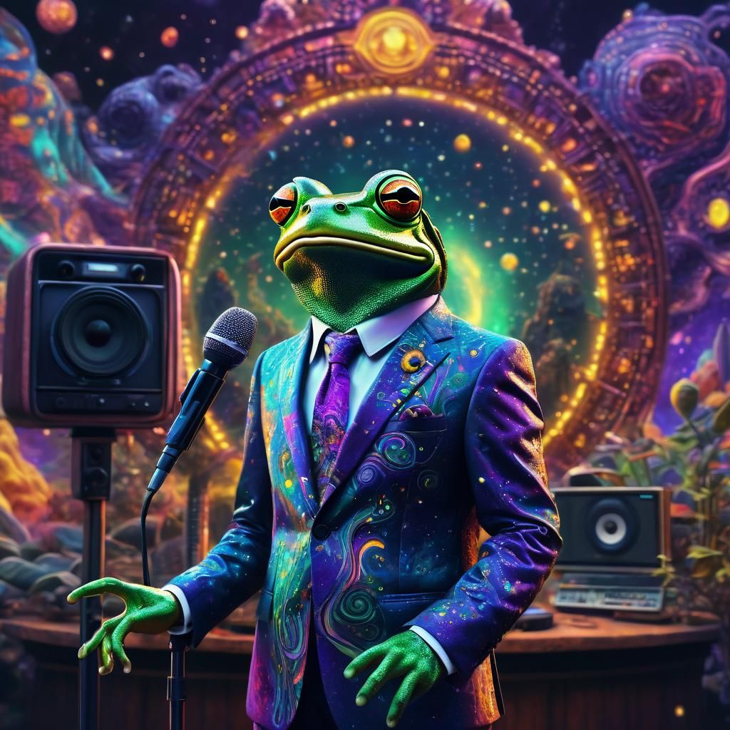 Cosmic Frog Hosts Vibrant TV Show