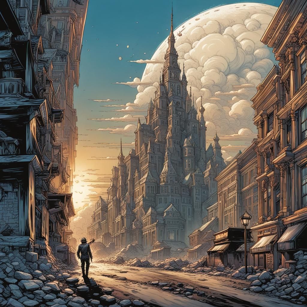 Folk Tales of Soviet Nations in Comic Book Style