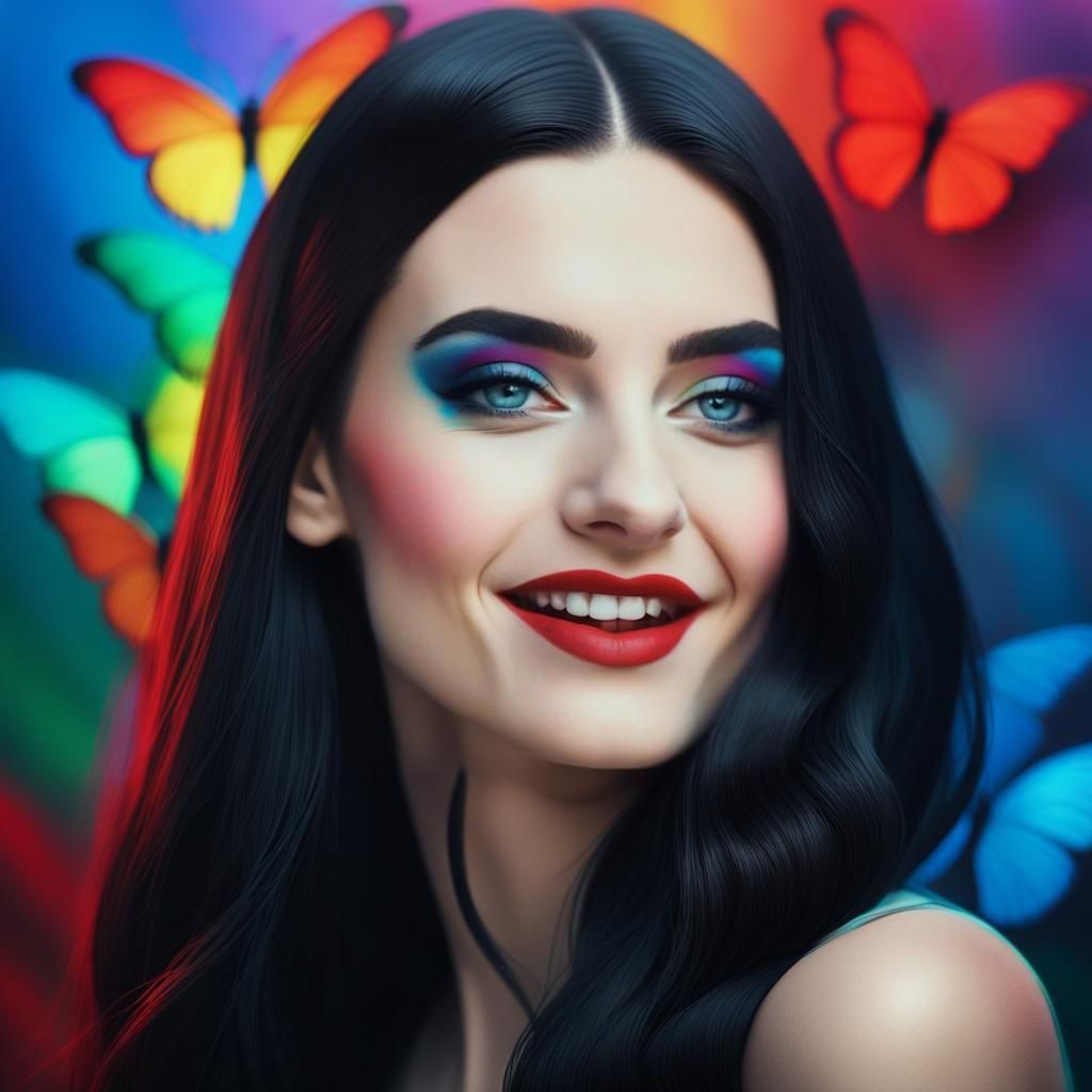 Polish Actress Anna-Maria Sieklucka in a Vibrant, Fantastica...