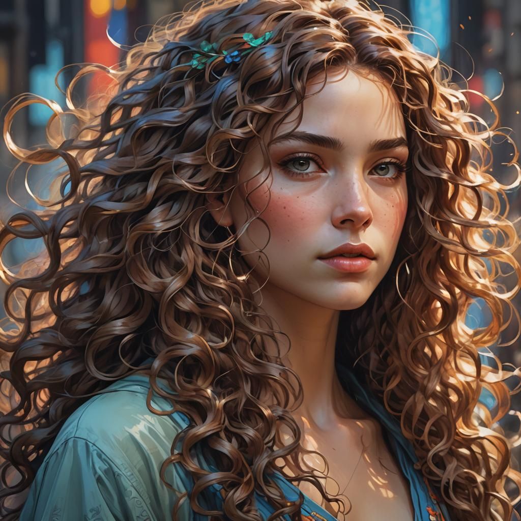 Hyperdetailed Concept Art Portrait of a Woman