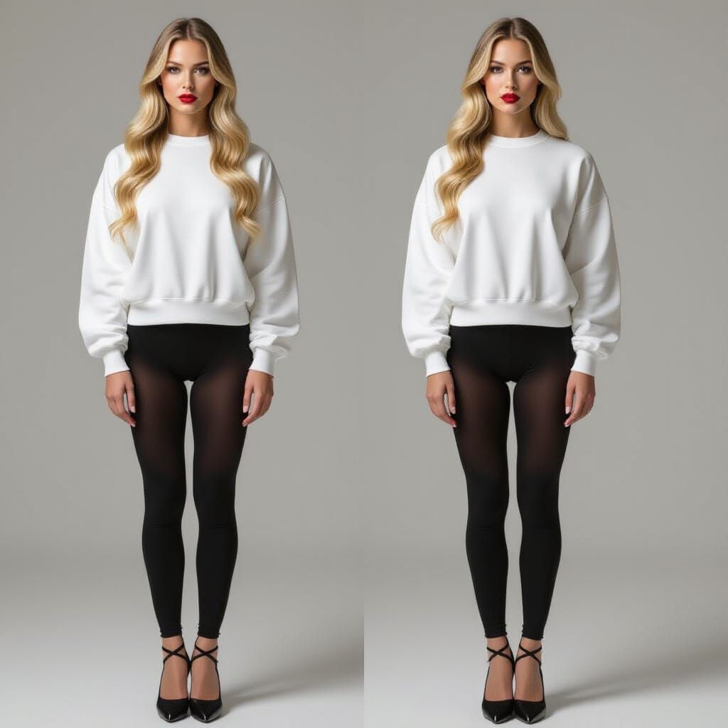 Dominant Blonde Ballerina in Photorealistic Portrait