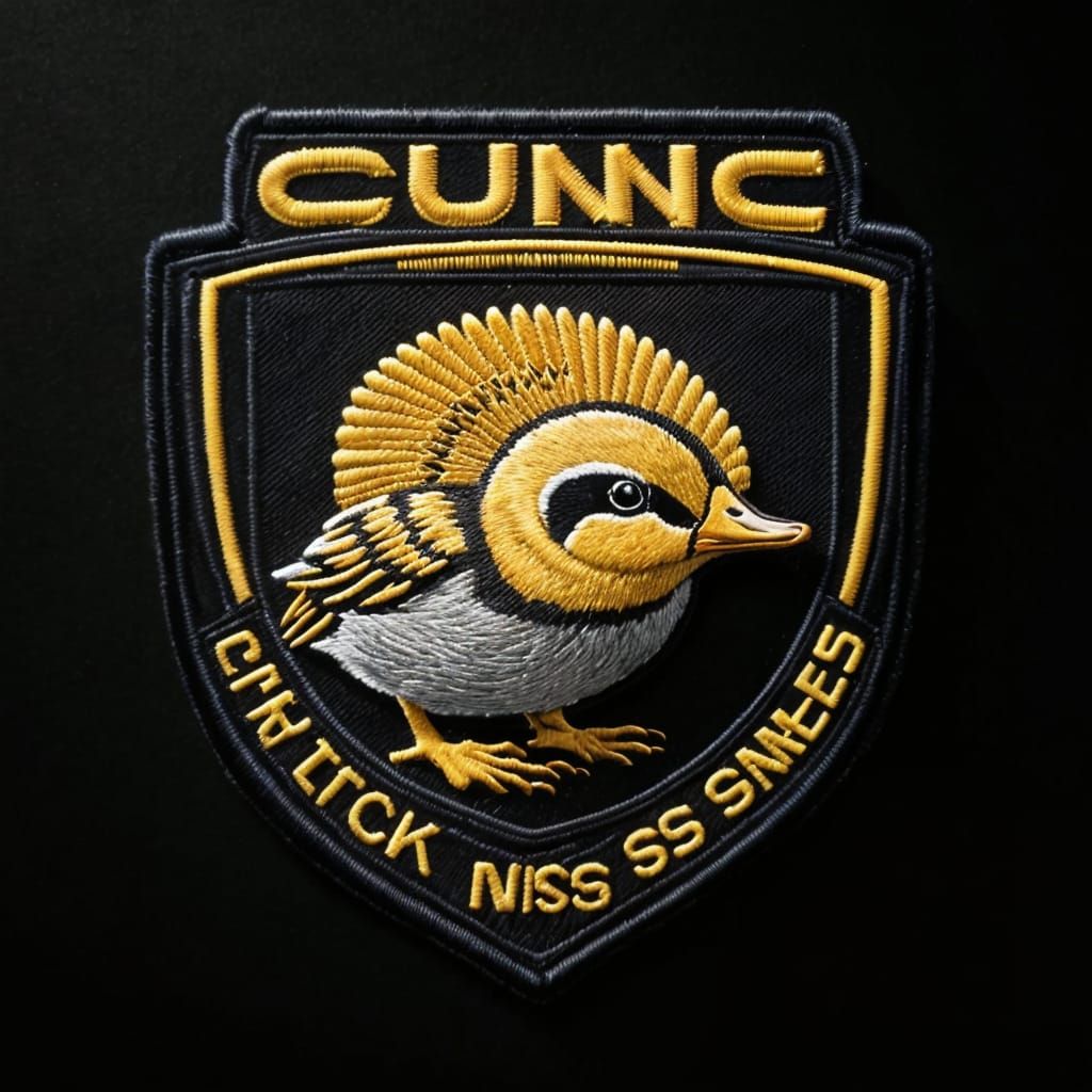 Dancing Duckling Sci-Fi Patch Emblem
