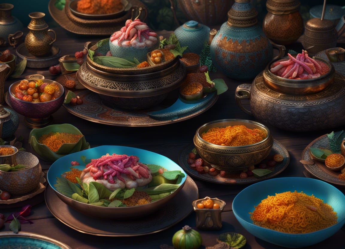 Fantastical Feast of Wonders in Deep Color