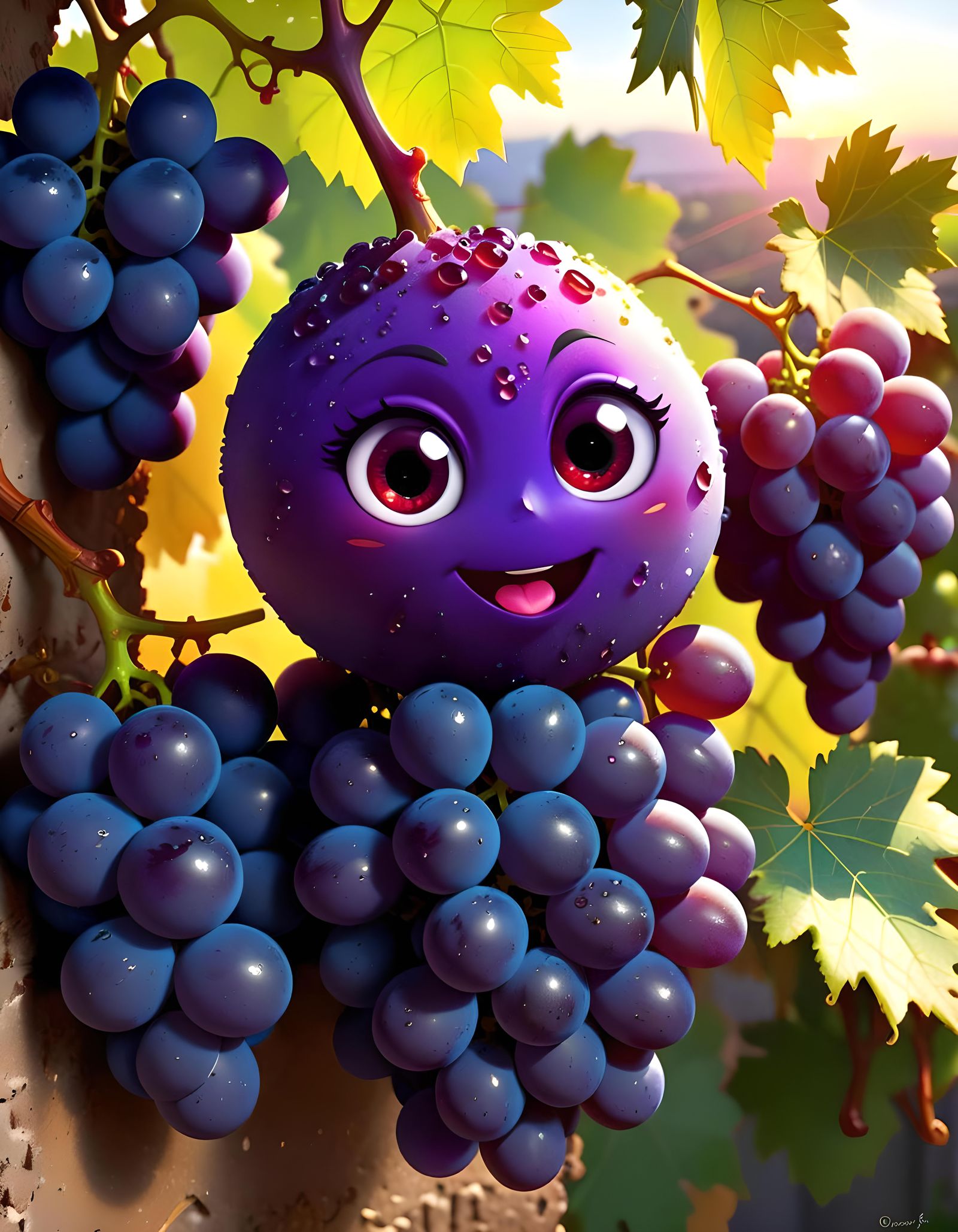 Chibi Grapes