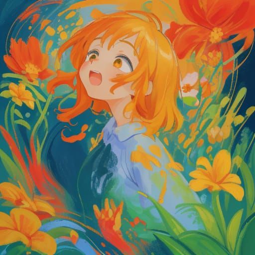 Woman in Whimsical Financial Freedom