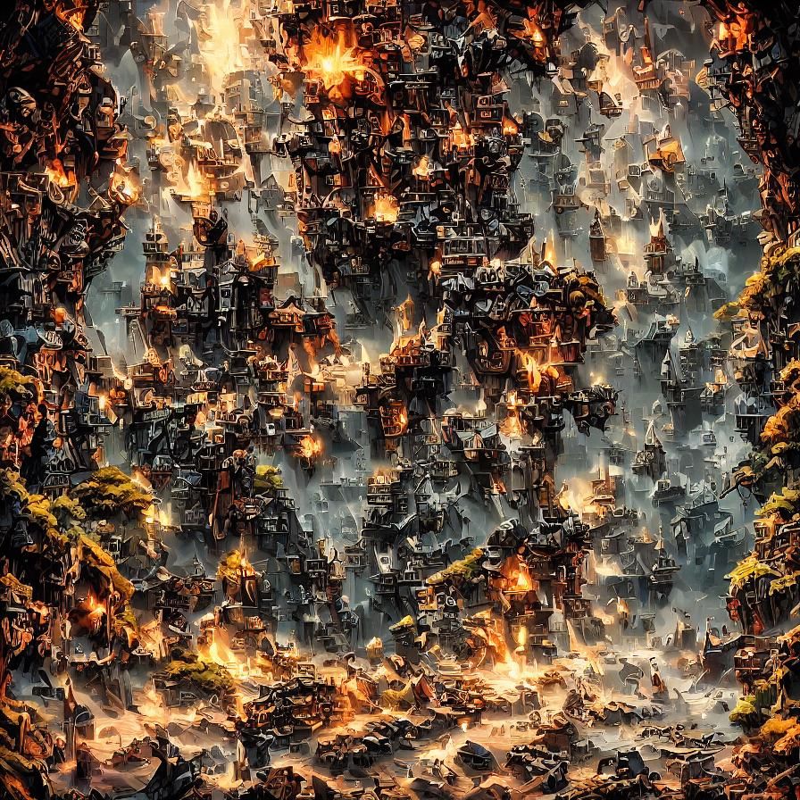 Enigmatic Tribal Female Warrior in Dark Fantasy, Cinematic S...