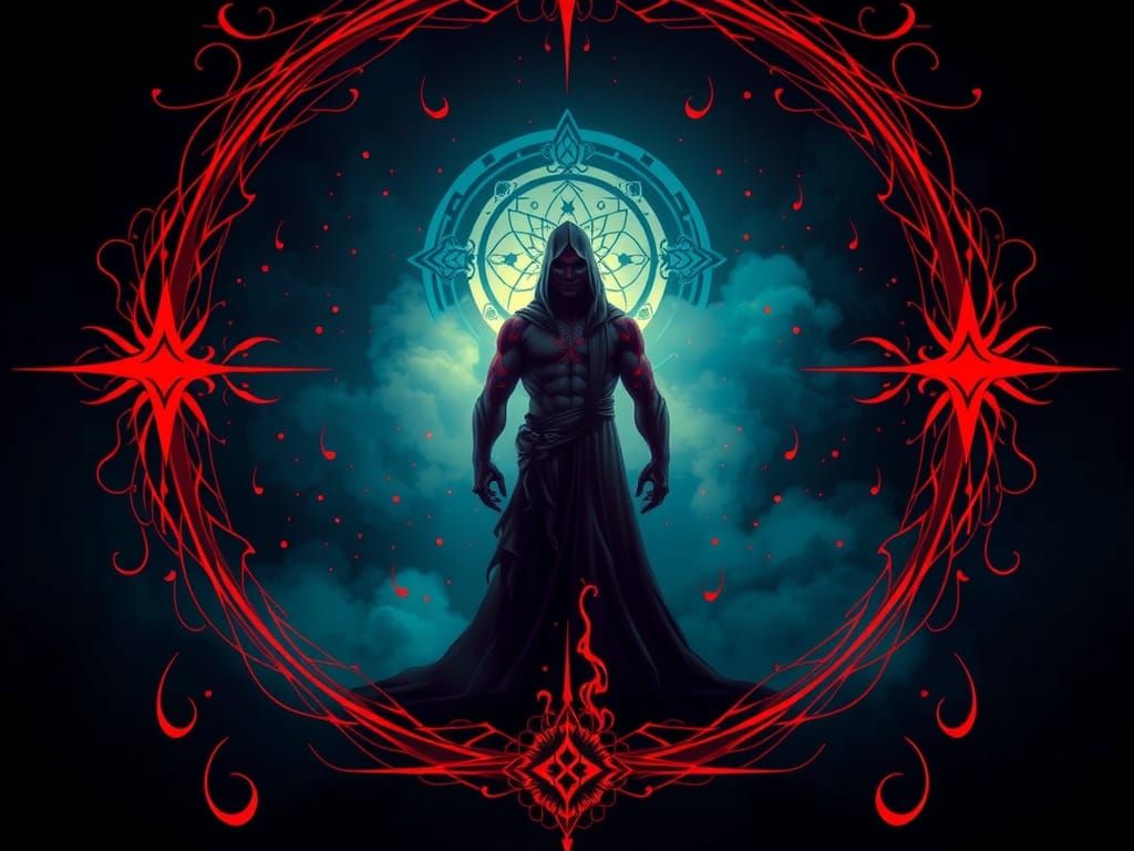 Full Body Tattoo Art in Occult Tattoo Shop