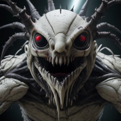 Terrifying Alien Monstrosity Emerges from Shadows in Dark Ci...