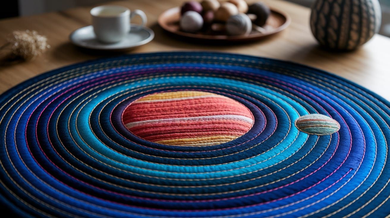 Cosmic Tapestry in Vibrant Colours