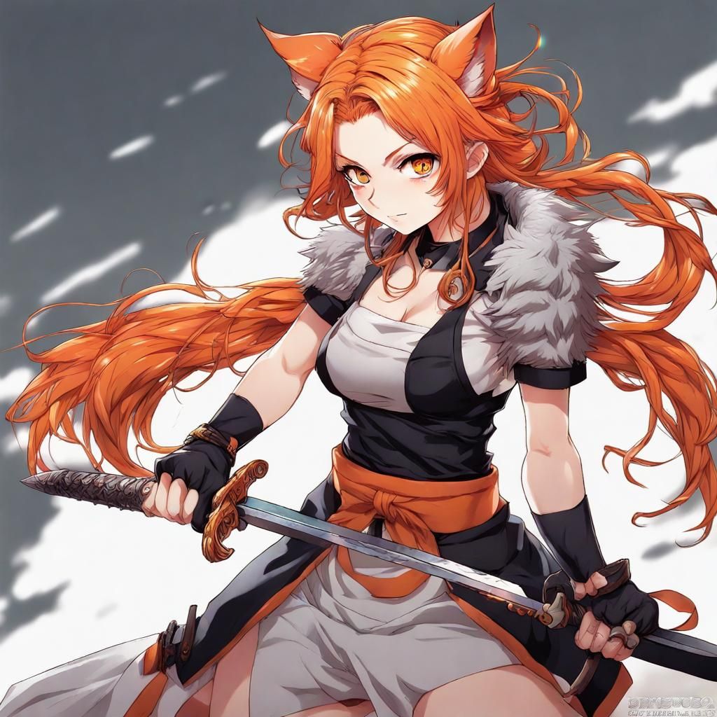 Sword Wielding Demon Slayer Goddess