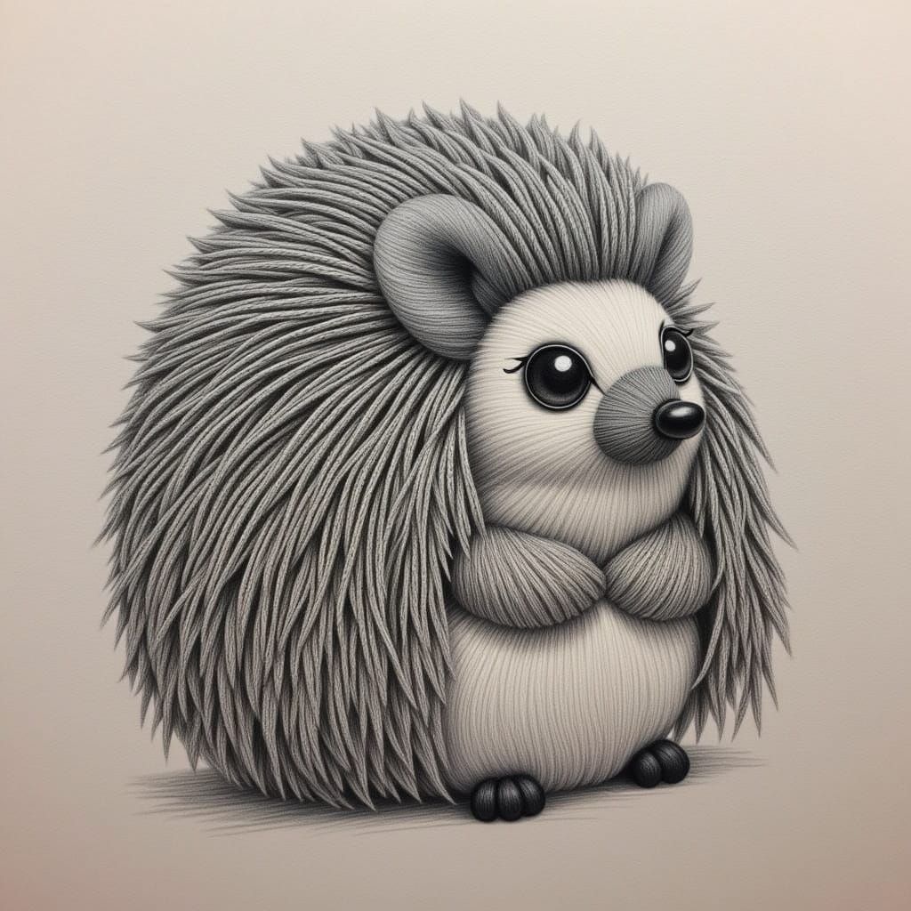 Colorful Macrame Hedgehog Dolls