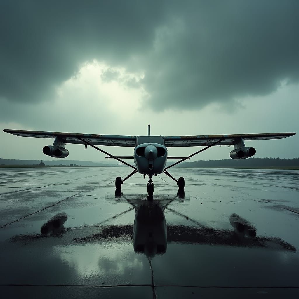 Gritty Aerial Warfare: Cessna 172 Armed with AIM-9 Sidewinde...